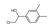 2-Chloro-1-(3,4-dimethyl-phenyl)-ethanol结构式