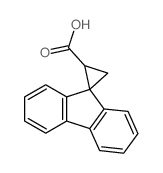 Spiro[cyclopropane-1,9'-[9H]fluorene]-2-carboxylic acid结构式