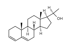 20β-hydroxy-pregna-3,5-diene Structure