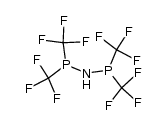 Bis{bis(trifluormethyl)phosphanyl}amin结构式