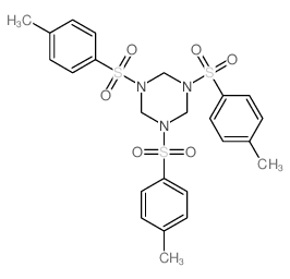 1,3,5-Triazine,hexahydro-1,3,5-tris[(4-methylphenyl)sulfonyl]- Structure