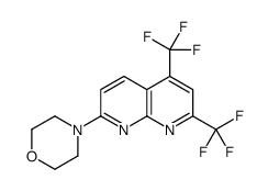 1,8-Naphthyridine,7-(4-morpholinyl)-2,4-bis(trifluoromethyl)-(9CI)结构式