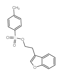 2-(1-苯并呋喃-3-基)-4-甲基苯磺酸乙酯结构式