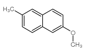 2-Methoxy-6-methylnaphthalene结构式