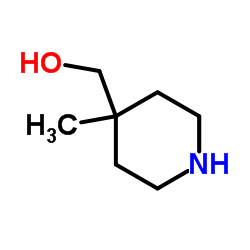 4-(羟甲基)-4-甲基哌啶结构式