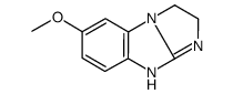 (9ci)-2,3-二氢-6-甲氧基-1H-咪唑并[1,2-a]苯并咪唑结构式
