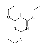 4,6-diethoxy-N-ethyl-1,3,5-triazin-2-amine Structure