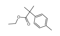α,α,4-Trimethylbenzeneacetic acid ethyl ester Structure