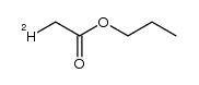 2-deuterio-acetic acid propyl ester结构式