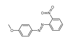 4-(2-nitrophenylazo)-anisole结构式