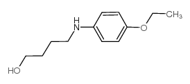 4-(4-乙氧基-苯基氨基)-1-丁醇结构式
