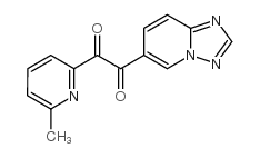 1-([1,2,4]噻唑并[1,5-a]-6-吡啶基)-2-(6-甲基-2-吡啶基)乙烷-1,2-二酮结构式