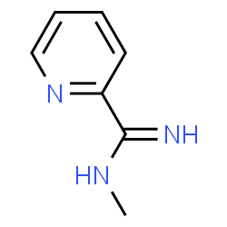 2-Pyridinecarboximidamide,N-methyl-(9CI) Structure