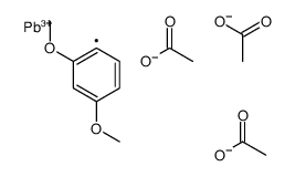 [diacetyloxy-(2,4-dimethoxyphenyl)plumbyl] acetate结构式