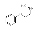 N-甲基-2-苯氧基乙基胺结构式