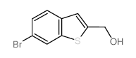 (6-溴苯并[b]噻吩-2-基)甲醇结构式