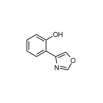 2-(噁唑-4-基)苯酚结构式