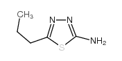 5-丙基[1,3,4]噻二唑-2-胺结构式