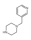 1-(3-吡啶甲基)哌嗪结构式