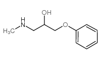1-Methylamino-3-phenoxy-propan-2-ol Structure