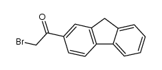 2-bromo-1-(9H-fluoren-2-yl)ethanone结构式