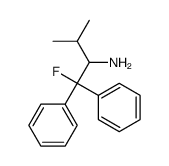 (R)-(+)-2-氨基-1-氟-3-甲基-1,1-二苯基丁烷结构式