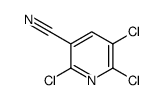 2,5,6-三氯吡啶-3-甲腈结构式