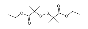 tetramethyl-3,4-dithia-adipic acid diethyl ester结构式