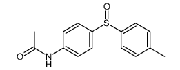 (+/-)-4-(acetamino)phenyl 4-methylphenyl sulfoxide Structure