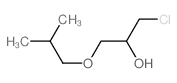 2-Propanol,1-chloro-3-(2-methylpropoxy)-结构式