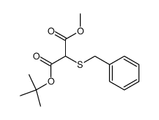 Thiobenzylmalonsaeure-tert-butyl-methyl-ester Structure