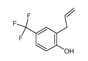 2-(prop-2-en-1-yl)-4-(trifluoromethyl)phenol Structure