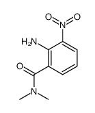 2-氨基-N,N-二甲基-3-硝基苯甲酰胺结构式
