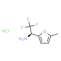 (1R)-2,2,2-TRIFLUORO-1-(5-METHYL(2-FURYL))ETHYLAMINE结构式
