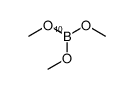 tris(methoxy)borane结构式