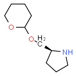 Pyrrolidine, 2-[[(tetrahydro-2H-pyran-2-yl)oxy]methyl]-, (2S)- (9CI)结构式