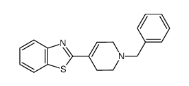 2-(1-benzyl-1,2,3,6-tetrahydropyridin-4-yl)benzo[d]thiazole Structure