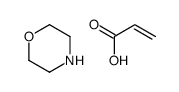 morpholine,prop-2-enoic acid Structure