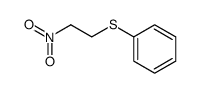 1-nitro-2-(phenylthio)ethane Structure