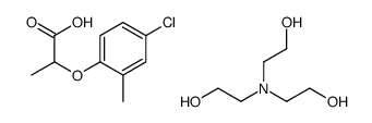 tris(2-hydroxyethyl)ammonium 2-(4-chloro-2-methylphenoxy)propionate结构式
