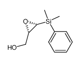 [(2S,3R)-3-(dimethyl-phenyl-silanyl)-oxiran-2-yl]methanol Structure