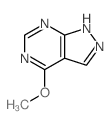 1H-Pyrazolo[3,4-d]pyrimidine,4-methoxy- Structure