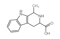 1H-Pyrido[3,4-b]indole-3-carboxylicacid, 2,3,4,9-tetrahydro-1-methyl- Structure