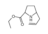 5-烯丙基吡咯烷基-2-羧酸-(2S)-乙酯结构式