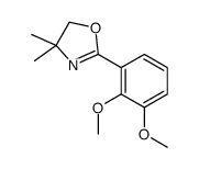 2-(2,3-DIMETHOXYPHENYL)-4,4-DIMETHYL-4,5-DIHYDROOXAZOLE结构式