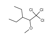 1,1,1-trichloro-3-ethyl-2-methoxy-pentane Structure