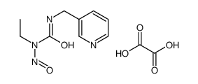 1-ethyl-1-nitroso-3-(pyridin-3-ylmethyl)urea,oxalic acid结构式