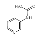 3-乙酰氨基吡啶结构式