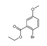 2-溴-5-甲氧基苯甲酸乙酯结构式