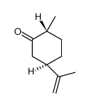 (E)-2-甲基-5-(1-甲基乙烯基)环己酮结构式